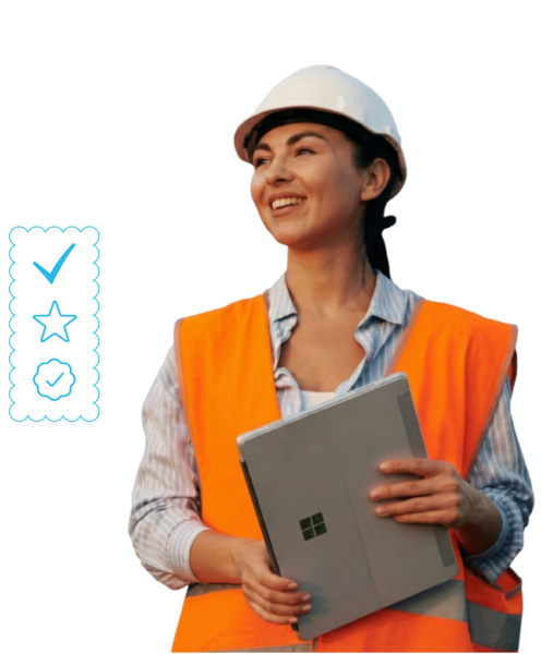 bluegrid construction markups annotations image